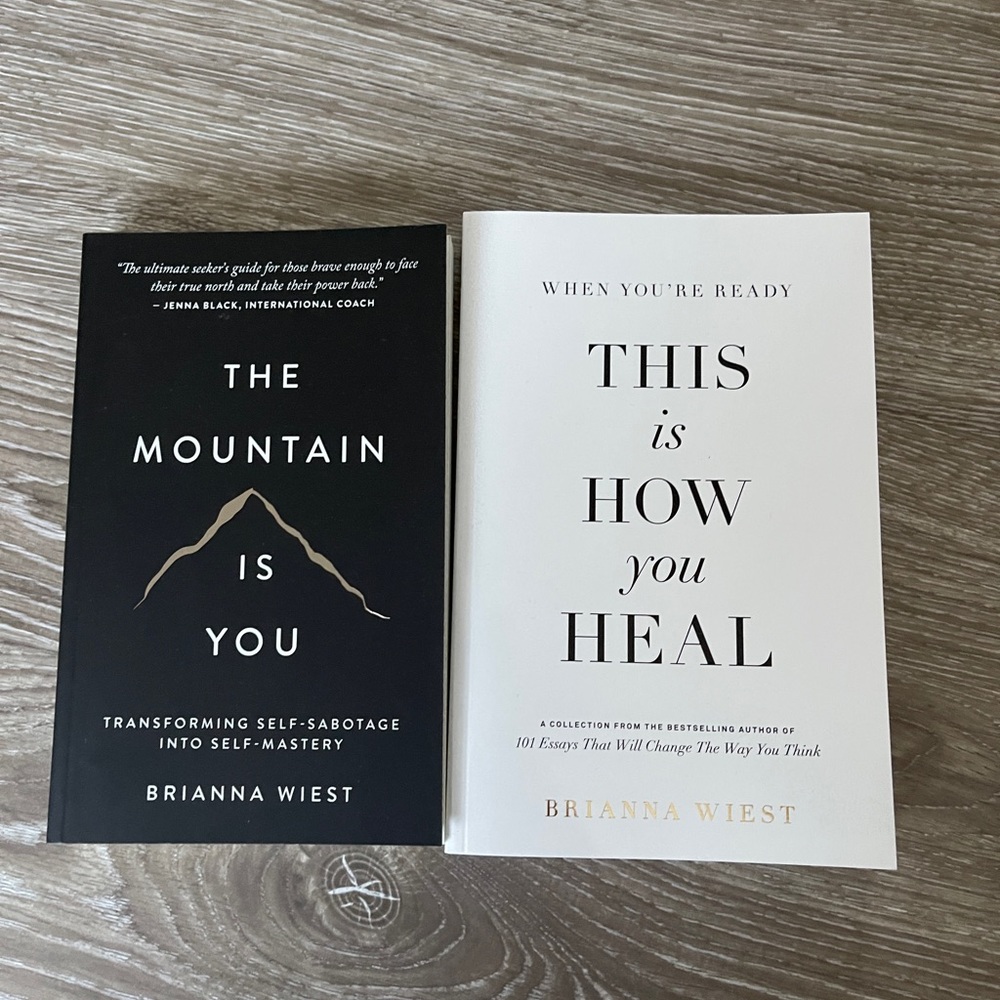The Mountain is You and This is How you Heal Book Bundle by Brianna Wiest